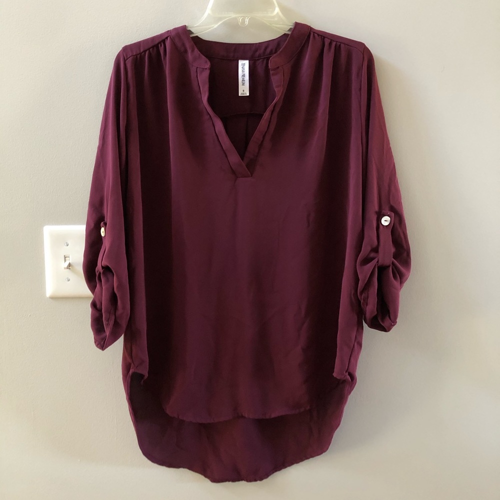 Maroon blouse